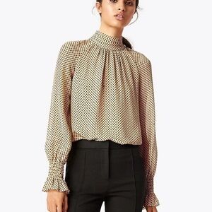Tory Burch Collette 100% Silk Blouse